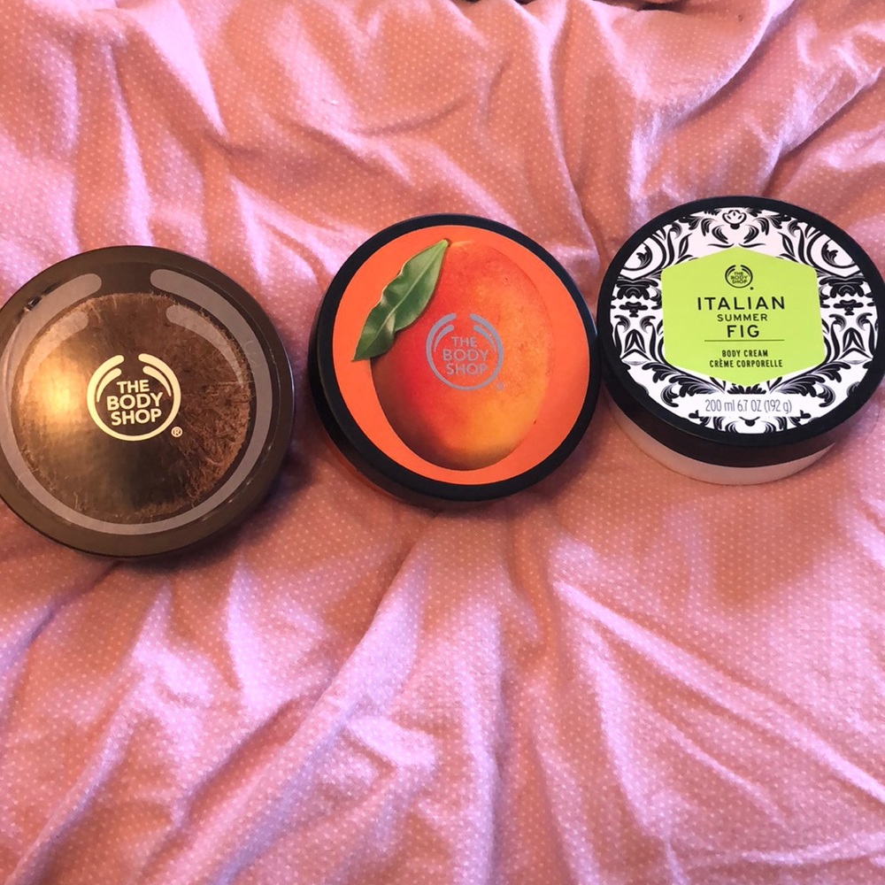 The body shop body butter set of 3 full size